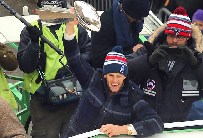 Tom Brady comemoração New England Patriot (Foto: Getty Images)