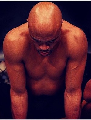 Hortência, Anderson Silva x Nick Diaz, UFC 183 (Foto: Instagram)