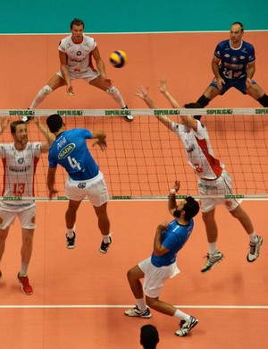 Canoas x Cruzeiro pela Superliga Masculina de vôlei (Foto: Matheus Beck | Vôlei Canoas)