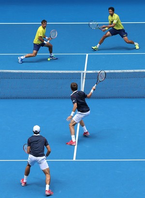 Marcelo Melo e Ivan Dodig x Herbert e Mahut Aberto da Austrália (Foto: Getty Images)