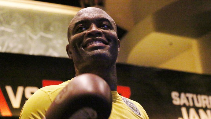 treino aberto Anderson Silva, spider (Foto: Evelyn Rodrigues)