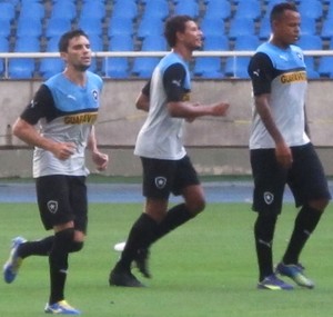 Jogo Treino Botafogo x Duque Caxiense (Foto: Marcelo Baltar)