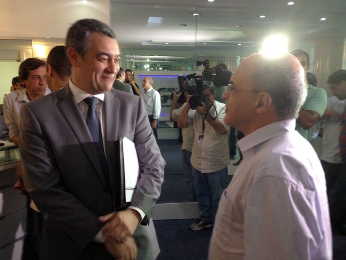 Eduardo Bandeira de Mello e Carlos Eduardo Cardoso (Foto: Vicente Seda)