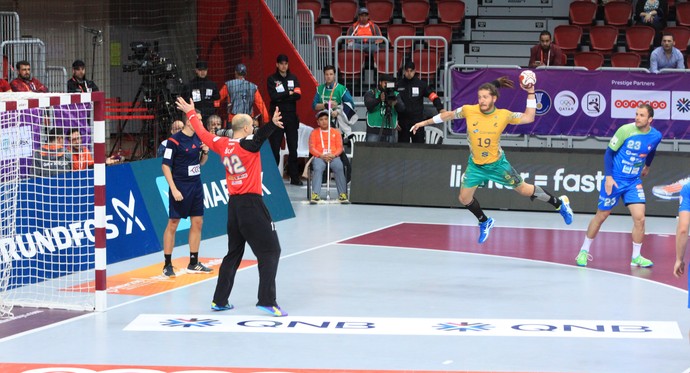 Brasil x Eslovênia handebol (Foto: Thierry Gozzer)