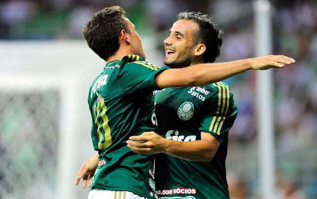 Palmeiras x Red Bulls Amistoso Allione Maikon Leite comemoração  (Foto: Marcos Ribolli)