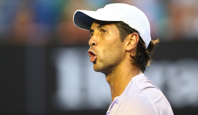 Novak Djokovic x Fernando Verdasco Aberto da Austrália (Foto: Getty Images)