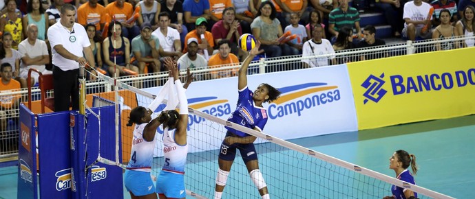 Minas x Osasco, pela Superliga Feminina (Foto: Orlando Bento / Minas)