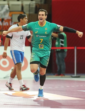 Guilherme Gama, handebol, Brasil (Foto: AFP)