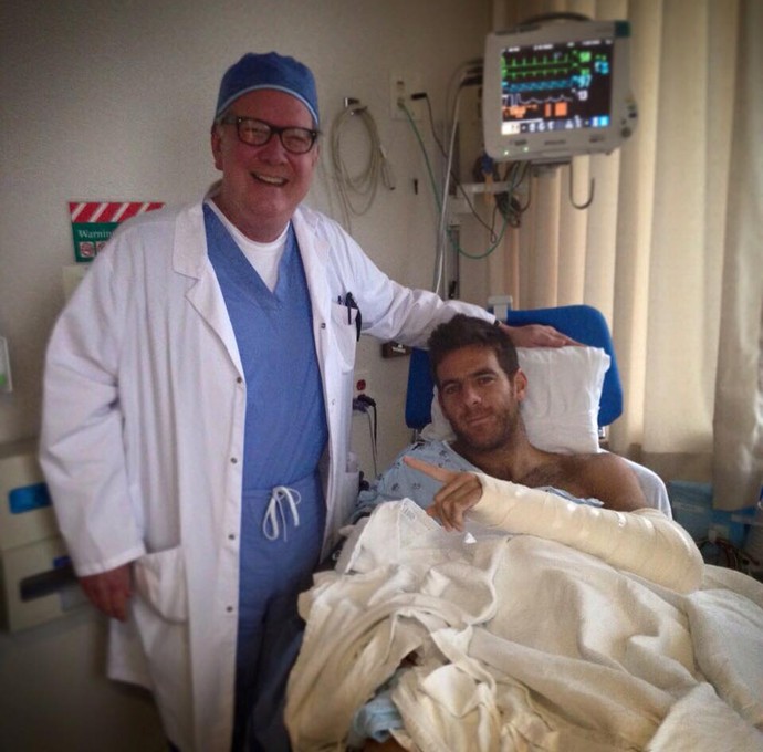 Juan Martín Del Potro passa por pequena cirurgia (Foto: Reprodução)