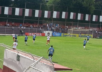 Botafogo-SP x Grêmio (Foto: Pedro Venâncio)