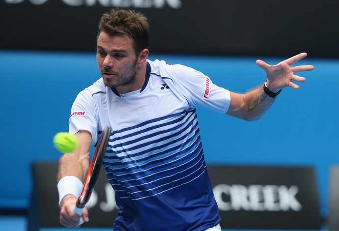 Stan Wawrinka Marsel Ilhan Aberto da Austrália (Foto: Getty Images)