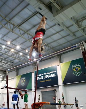 jade barbosa ct ginástica inauguração (Foto: Wilson Junior/Agência Estado)