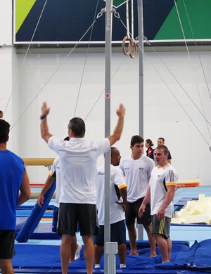 artur zanetti ct ginástica inauguração (Foto: Danielle Rocha)