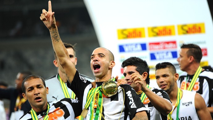 Diego Tardelli Comemoração Atlético-mg copa do Brasil (Foto: Gustavo Andrade)