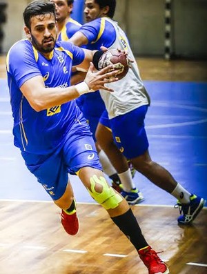 Zeba é o capitão da seleção brasileira de handebol (Foto: Wander Roberto/Photo&Grafia)