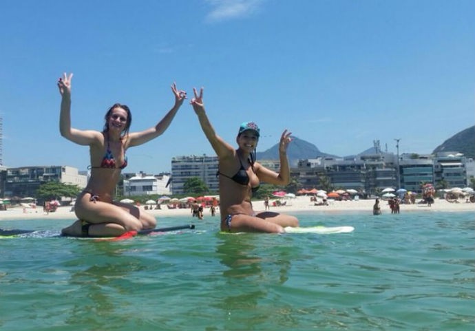 Mari Paraíba Valquiria praia Rio vôlei (Foto: Reprodução/Instagram)