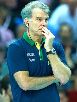 Bernardinho, França X Brasil - mundial de vôlei (Foto: Divulgação / FIVB)