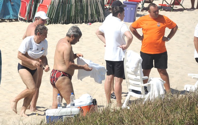  Mircea Lucescu, Shakhtar Praia Rio de Janeiro (Foto: Cintia Barlem)