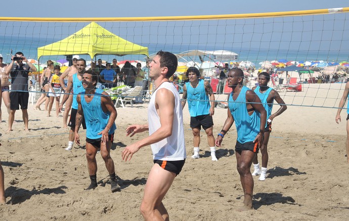 Treino Shakhtar Praia Rio de Janeiro (Foto: Cintia Barlem)