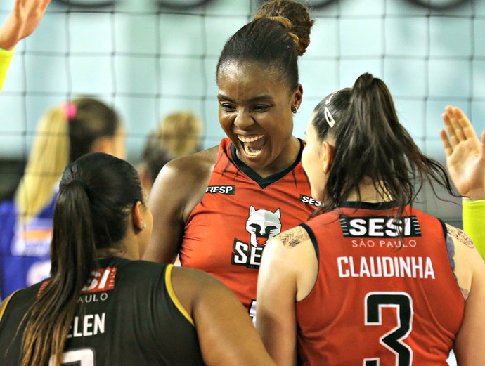 Vôlei Sesi-SP X Minas Vôlei (Foto: Lucas Dantas/Sesi-SP divulgação)