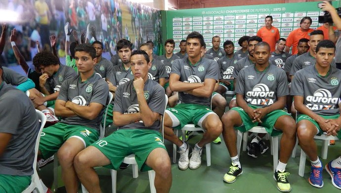 Chapecoense apresentação (Foto: Laion Espíndula)