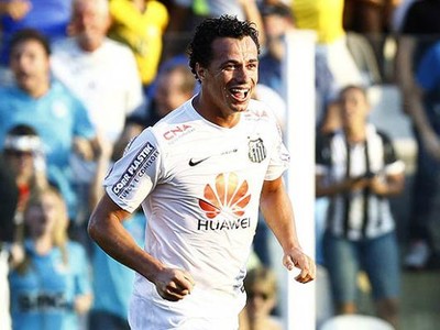 Leandro Damião Santos (Foto: Ricardo Saibun / Divulgação SantosFC)