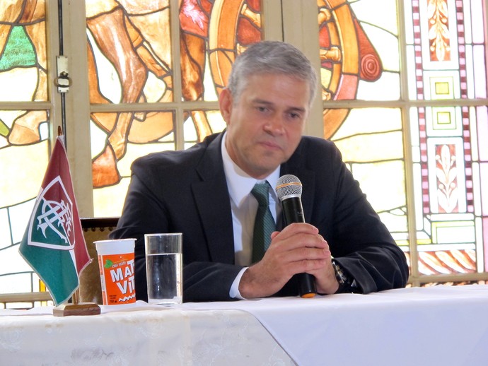 PETER SIEMSEN PRESIDENTE DO fluminense Matte Viton (Foto: Diego Rodrigues)