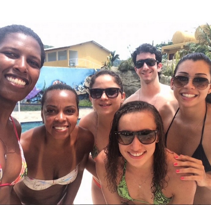 Time de vôlei do Rio de Janeiro - férias (Foto: Reprodução/Instagram)