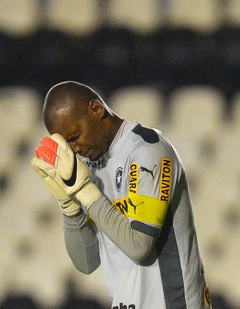 Botafogo x Figueirense - Jefferson (Foto: Pedro Martins / AGIF / Agência Estado)