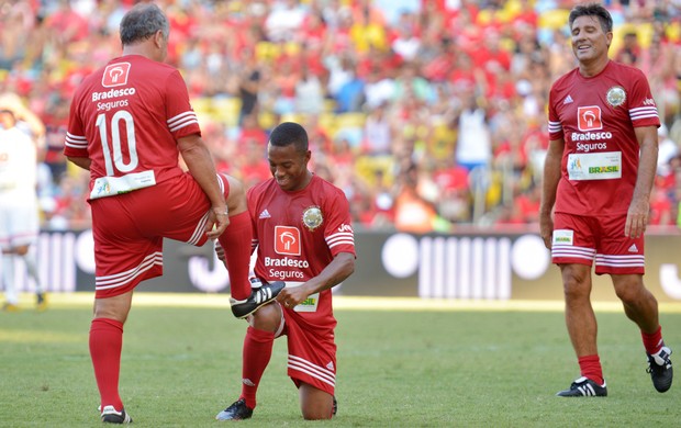 zico robinho jogo das estrelas (Foto: Dhavid Normando/Futura Press)