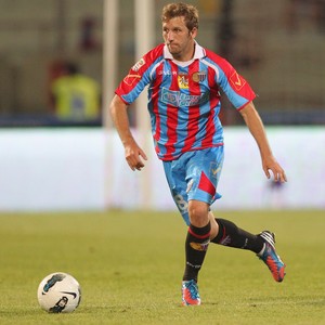 Volante Felipe Seymour na partida entre Catania e Udinese (Foto: Maurizio Lagana / Getty Images)