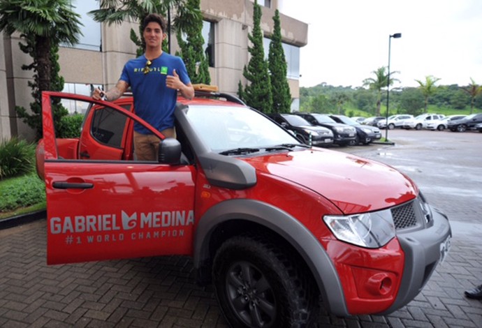 gabriel medina surfe Mitsubishi  (Foto:  Ivan Storti/FMA Notícias)