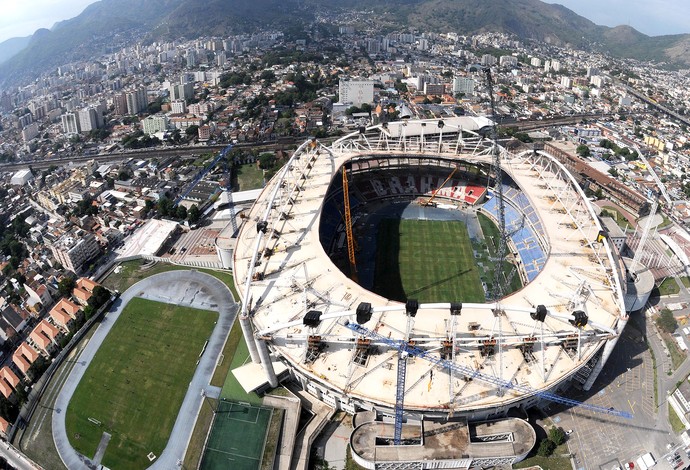 instalações Engenhão Rio 2016 (Foto: André Durão)