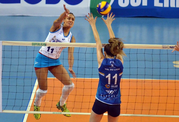 Osasco X São José - Superliga feminina (Foto: João Pires/Fotojump)