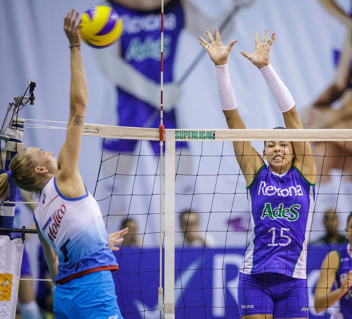 Rio de Janeiro x Osasco - Superliga feminina de vôlei (Foto: Marcio Rodrigues / MPIX)