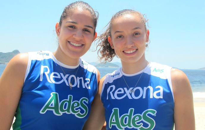 Natália e Gabi, Vôlei (Foto: Marcello Pires)