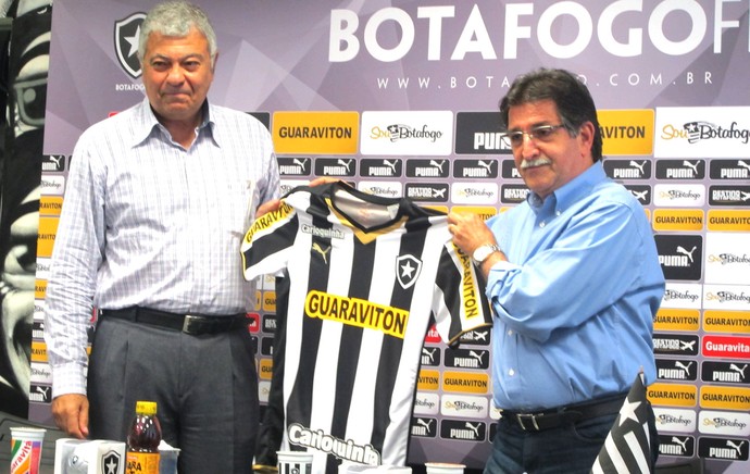 Apresentação René Simões botafogo (Foto: Fred Huber)