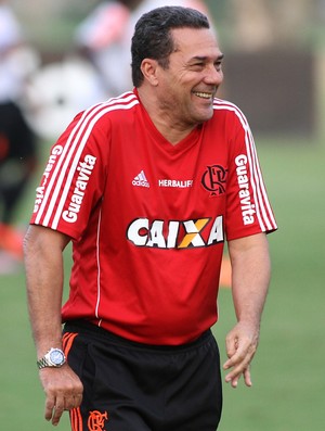 Luxemburgo, treino, Ninho do Urubu (Foto: Gilvan de Souza/Fla Imagem)