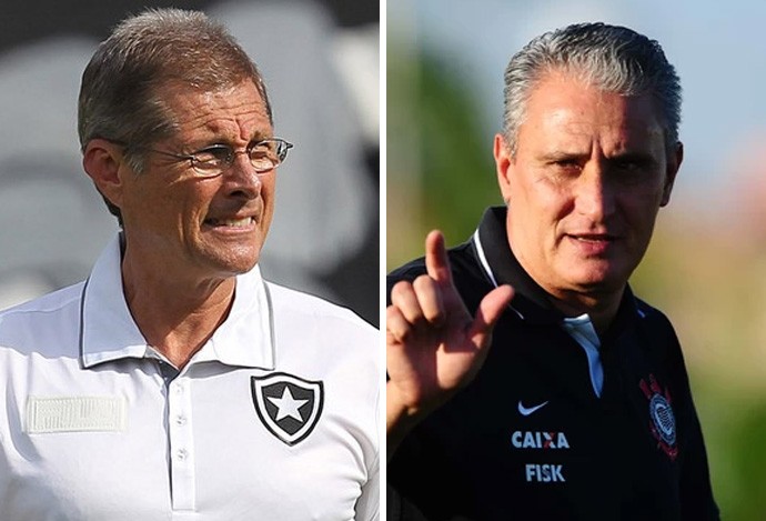 Oswaldo de Oliveira e Tite (Foto: GloboEsporte.com)