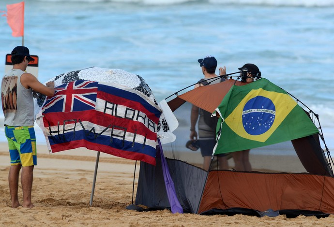 torcida Gabriel Medina, Surfe, Pipeline, torcedores (Foto: Pedro Gomes Photography)