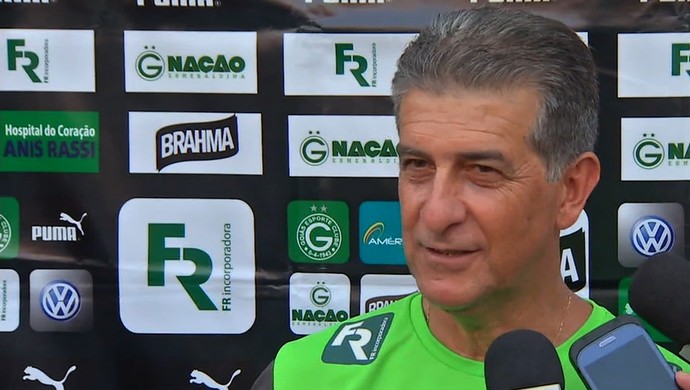 Ricardo Drubscky, técnico do Goiás (Foto: Reprodução/TV Anhanguera)