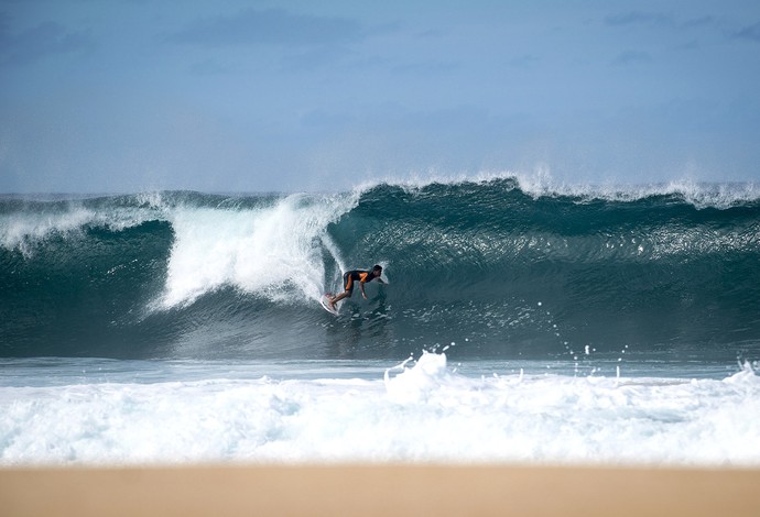 Gabriel Medina, Treino Pipeline (Foto: Pedro Gomes)