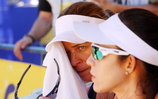 Talita e Larissa etapa Porto Alegre (Foto: Alexandre Arruda/CBV)