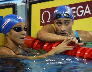 Daynara de Paula e Daiene Dias - Mundial de Doha (Foto: Satiro Sodré/SSPRESS)