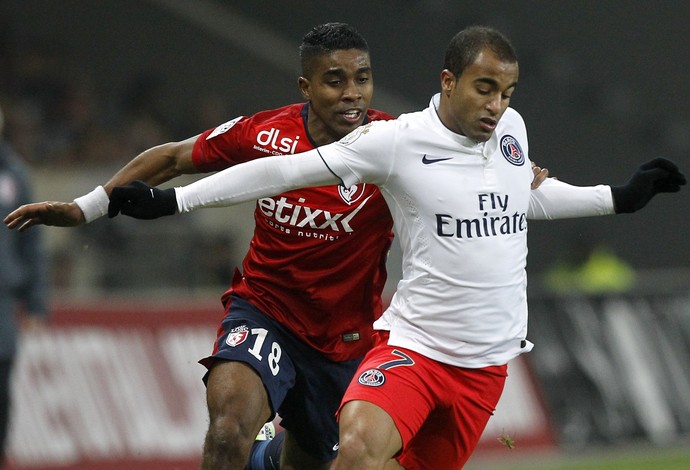 Lucas Lille x PSG (Foto: AP)