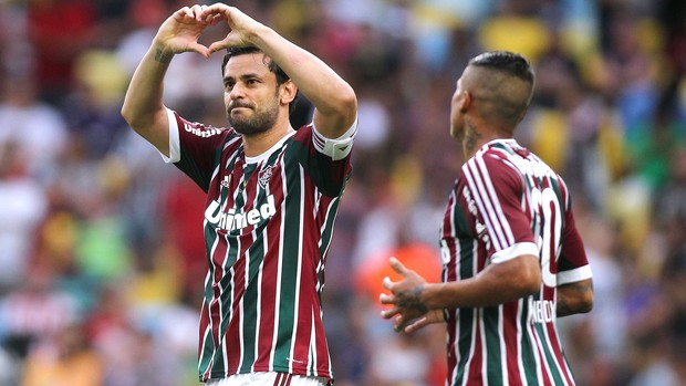 Fred comemora gol do Fluminense contra o Corinthians (Foto: Nelson Perez / Fluminense FC)