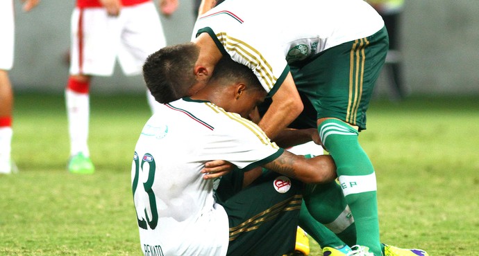 Jogadores do Palmeiras (Foto: Lucas Uebel / Getty Images)