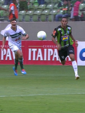 América-MG x Icasa, pela Série B (Foto: Reprodução / Premiere FC)