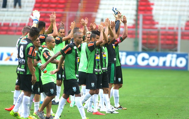 Comemoração do américa-mg (Foto: Léo Fontes / Agência Estado)