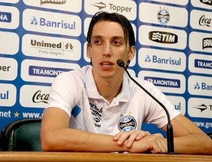 Pedro Geromel, zagueiro do Grêmio (Foto: Diego Guichard)